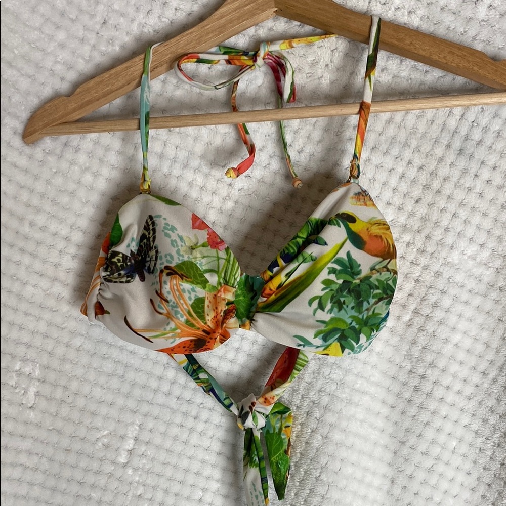Lost brand Tropical Print Bikini Top